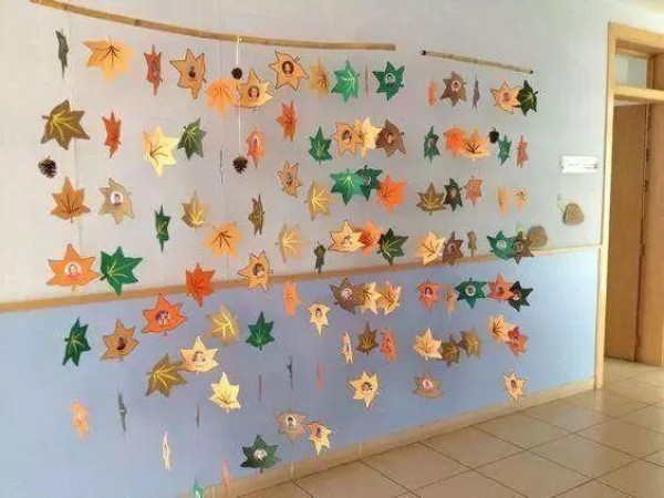 Autumn theme wall collection kindergarten classroom decoration