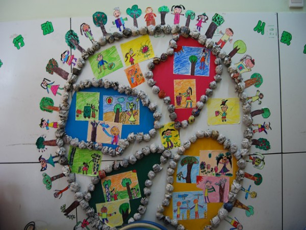 Creative handmade decoration and layout methods for kindergarten classrooms