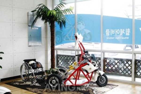 Super cool electric wheelchair