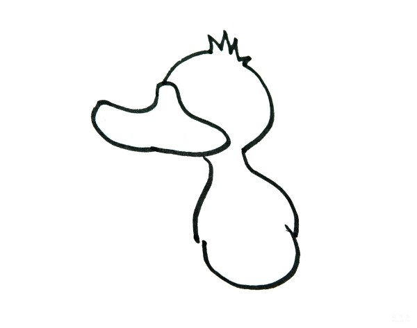 Learn to draw simple drawings, tutorials on how to draw colorful ducks