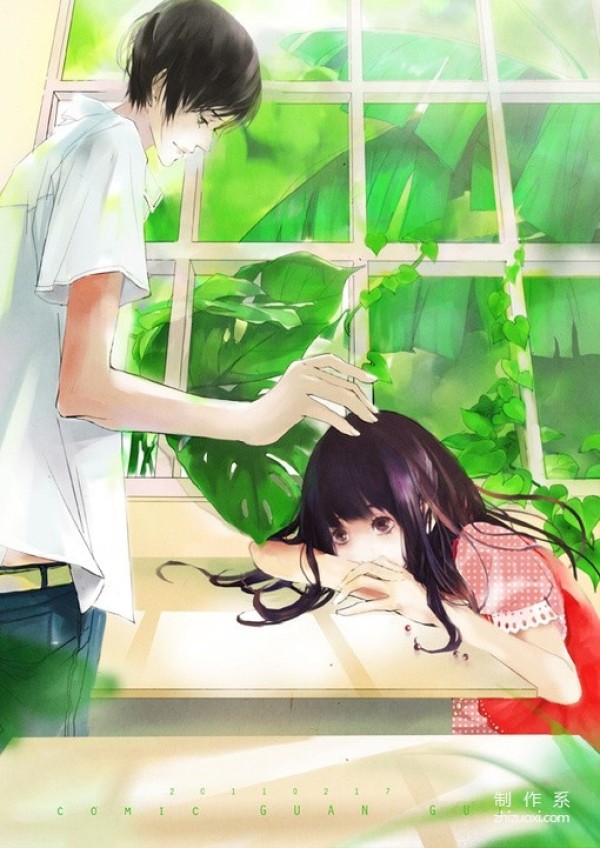 The couples in illustrations and anime are cute by Anonymous