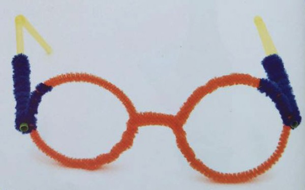 DIY a pair of cute little glasses with straws DIY crafts