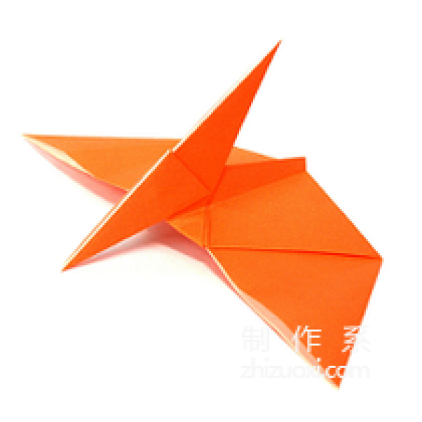 Paper art hand-making tutorial, Yamada Katsuhisa Animal origami Pteranodon Hand-made origami illustrated tutorial