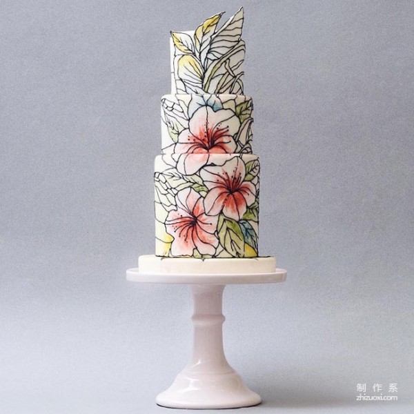 A cake that combines architecture and art