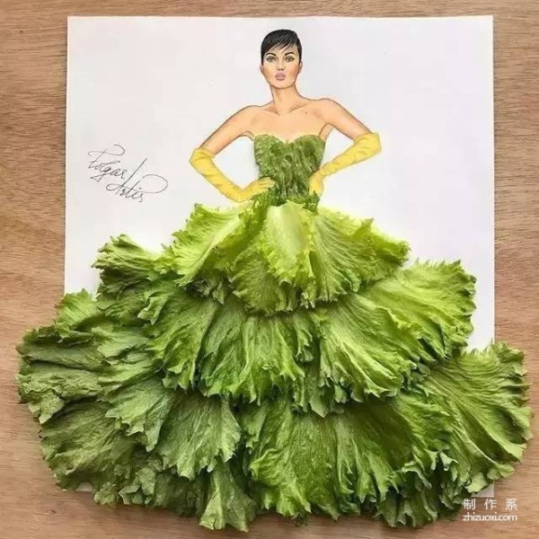 This handsome guy made a dress out of food, and women are drooling after seeing it