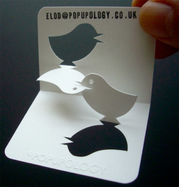 Creative 3D business cards