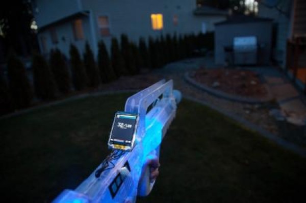 Real-life gunfight laser gun