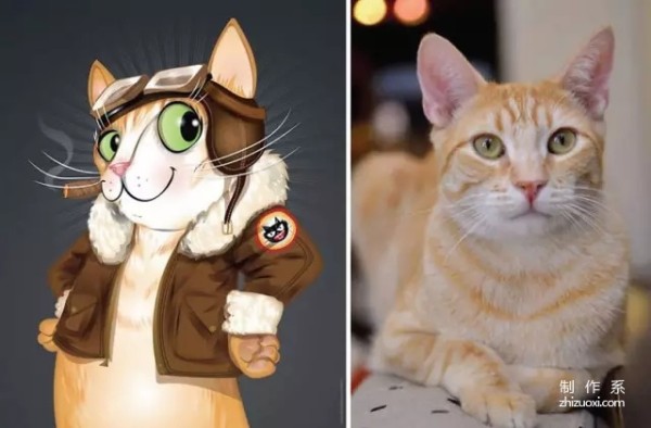 He painted portraits of pets, and they turned out to be so cute