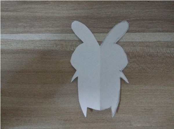 Long-eared bunny paper cutting tutorial