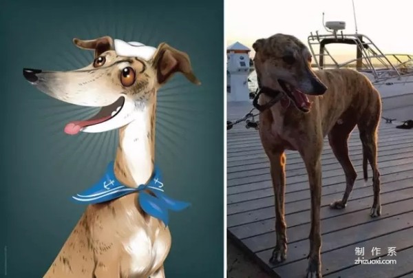 He painted portraits of pets, and they turned out so cute