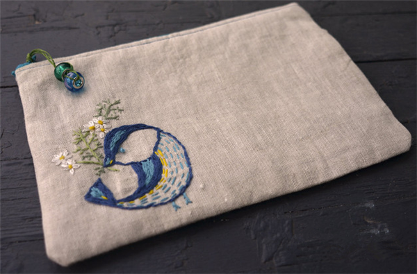 Appreciation of simple and fresh embroidery DIY creative handmade products