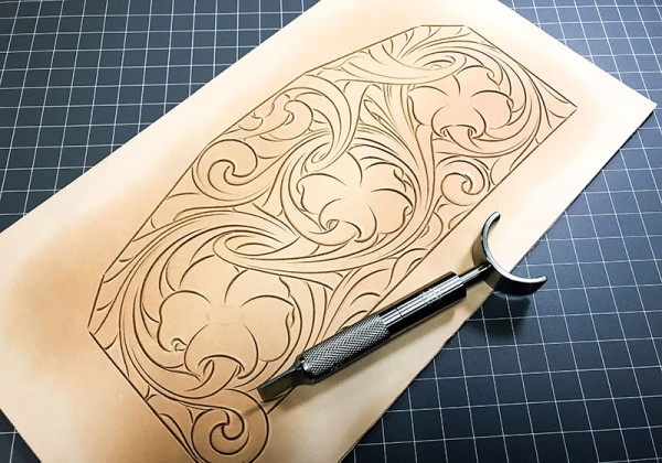 Notebook Leather Carving Making Tutorial