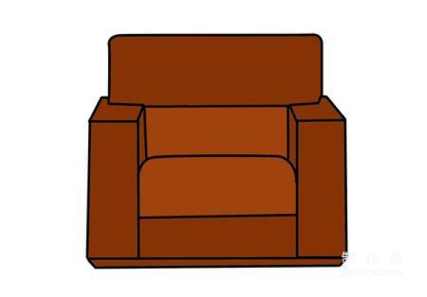 Learn to draw simple drawings, simple drawings of sofas