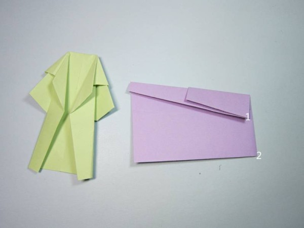 Simple windbreaker origami steps illustrated method