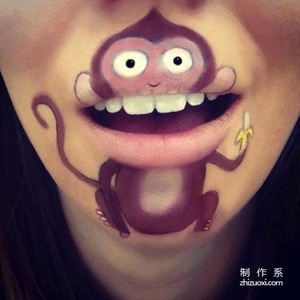 Creative art on the mouth