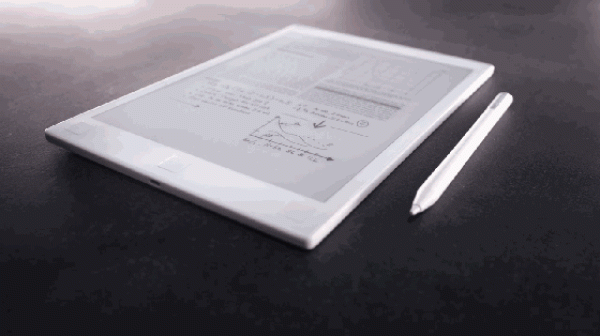 reMarkable black and white electronic ink tablet with simulated writing function