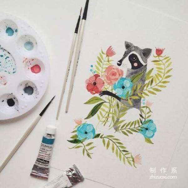 Oanabefort’s fresh watercolor paintings