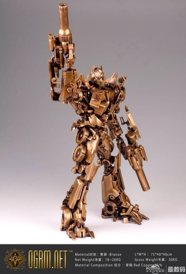 The most awesome Optimus Prime bronze mecha work