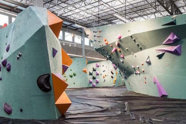 It’s almost Valentine’s Day, so go play on the erotic human climbing wall