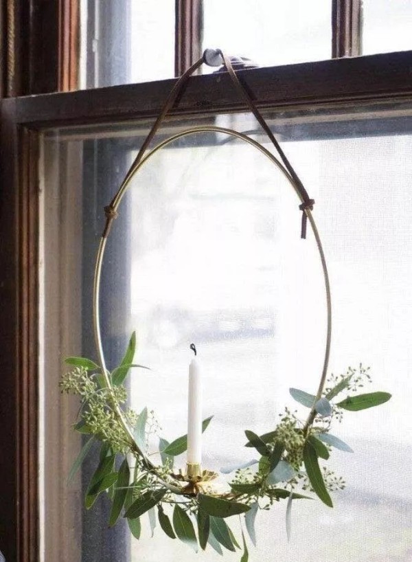 How to make a plant garland from wire