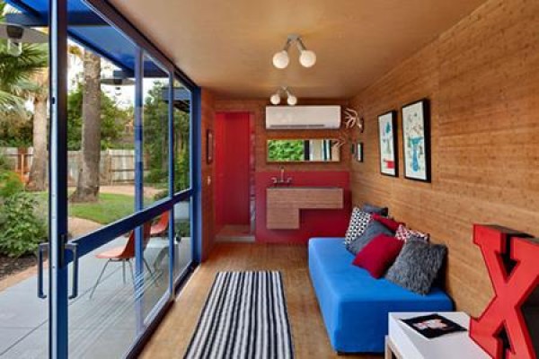 Pictures of container modified houses, DIY production of exquisite container houses