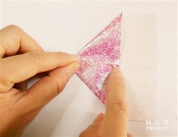 Illustration of how to make a simple paper airplane origami for children