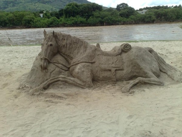 Collection of wonderful sand sculptures