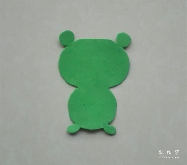 Childrens handmade handmade creative little mouse stickers with sponge paper