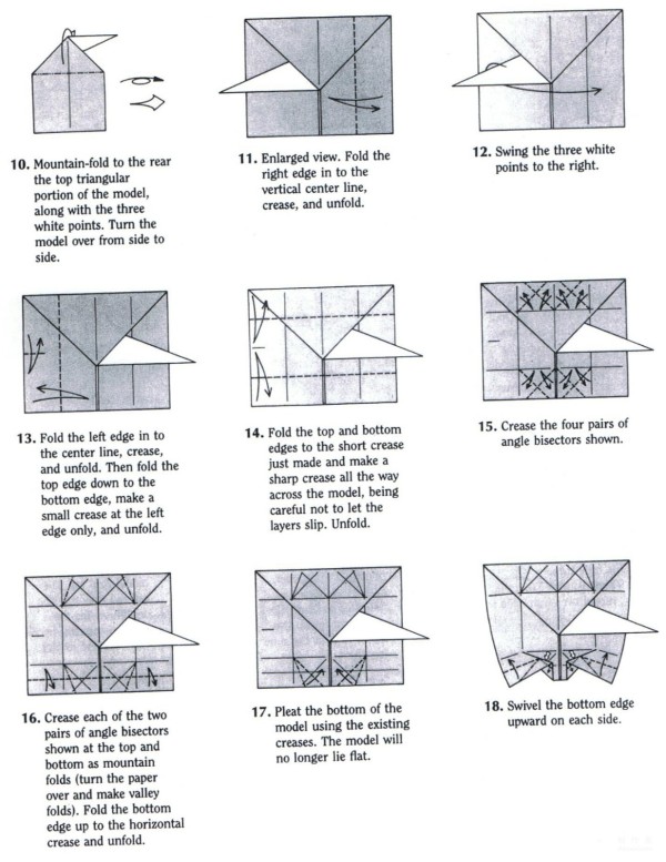 Paper craft hand-making tutorial, Stephen Weiss Dog in a Doghouse Hand-made origami drawing tutorial