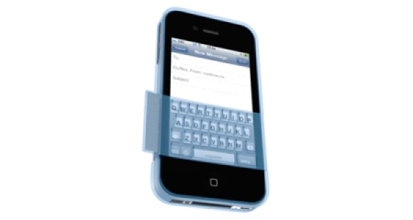 IPhone mobile phone case with physical keyboard