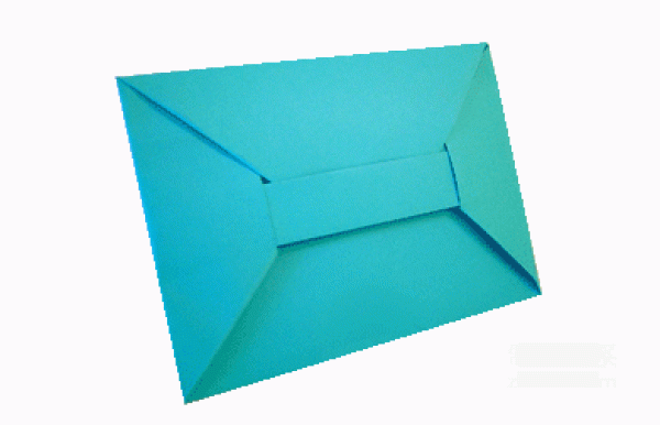 Paper art hand-making tutorial, simple and practical envelope that can be used for invitations. Hand-made origami drawing tutorial