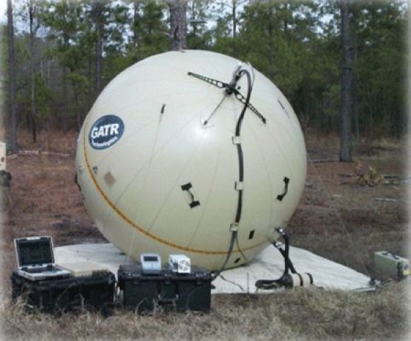 Inflatable satellite dish