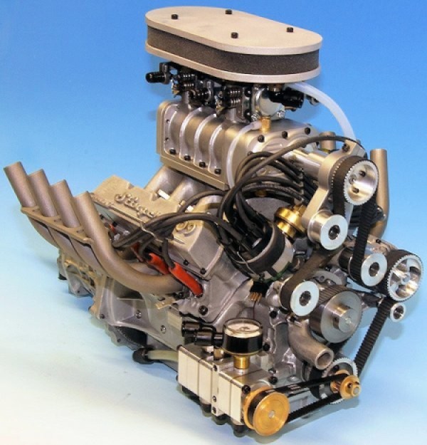 Minimal V8 engine model work