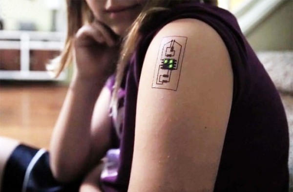 Smart wearable devices tattooed on skin tech tats