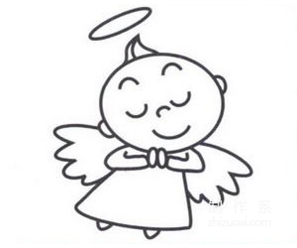 Learn to draw simple strokes, little angel