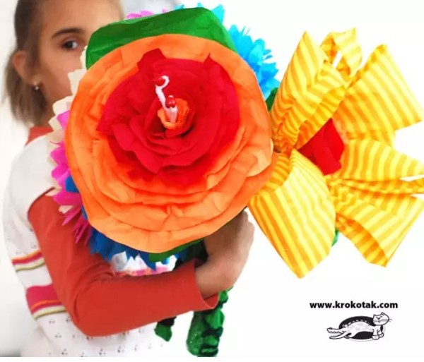 Kindergarten Creative DIY Handmade Flower Making Tutorial