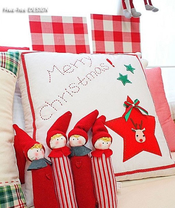 How to DIY Christmas gifts, Elk pillow Christmas gift illustrated tutorial