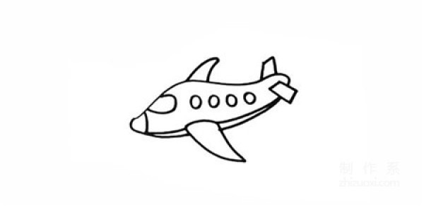 Learn to draw simple drawings, simple drawings of airplanes