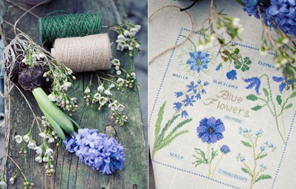 Bits and pieces in the creative handmade DIY embroidery garden