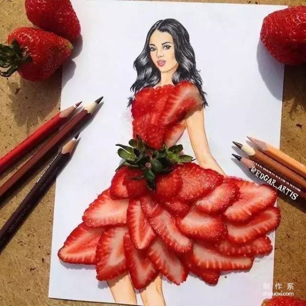 This handsome guy made a dress out of food, and women are drooling after seeing it