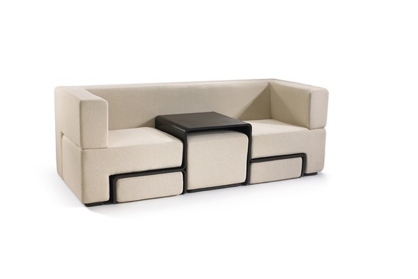 Variety of modular sofas