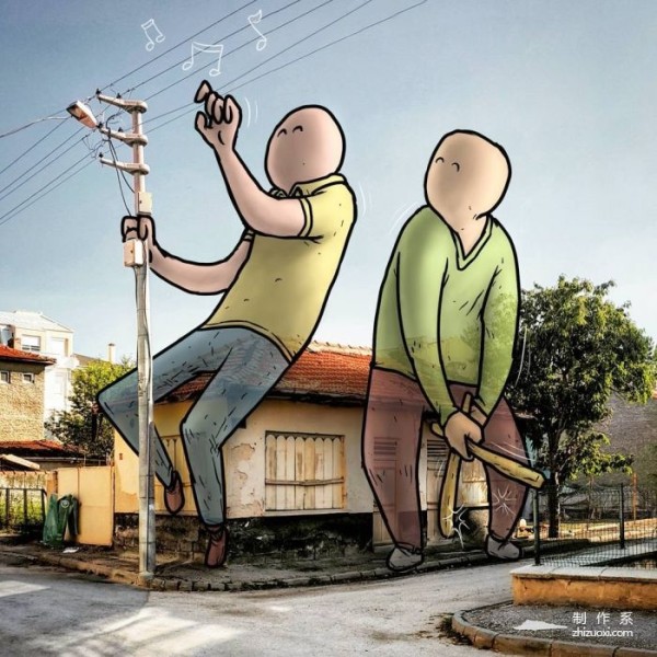 Here are street illustrations you’ve never seen before