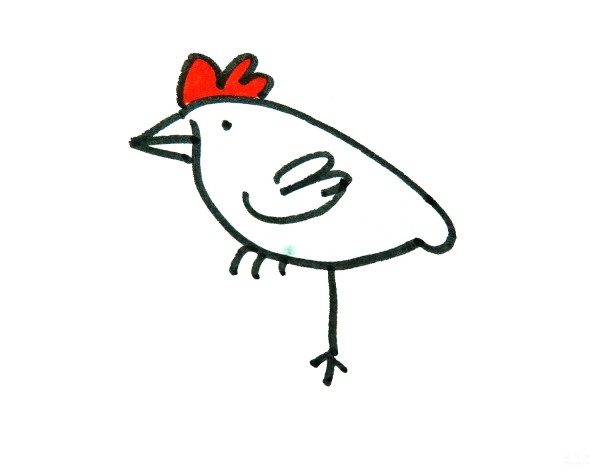 Learn to draw simple drawings, chicks, chicks, jijijiji