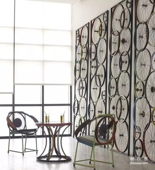 Don’t throw away old abandoned bicycles, they can look stunningly beautiful with a little modification!