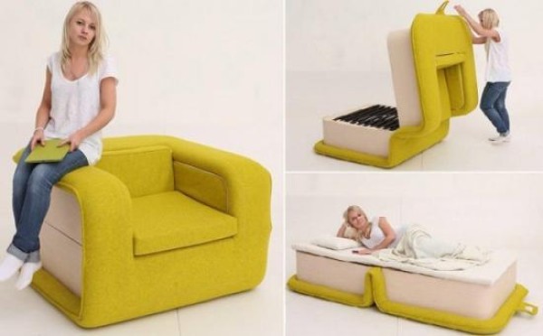 Simple and cute sofa bed