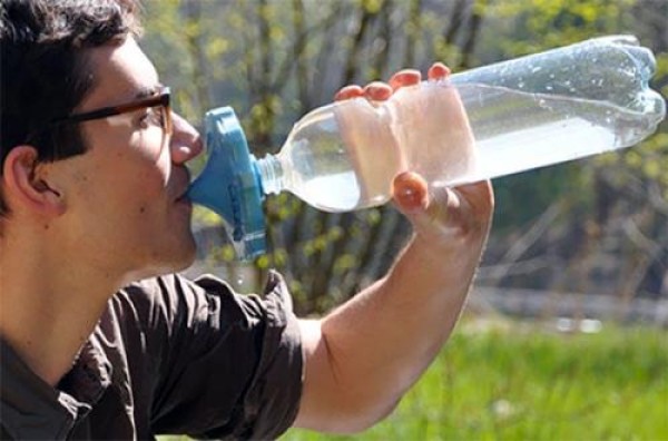 DrinkPure portable water filtration device