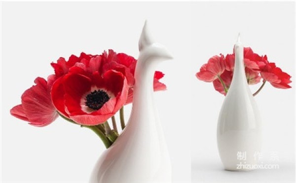 South Korean Peacock Creative Vase (Peako vase)