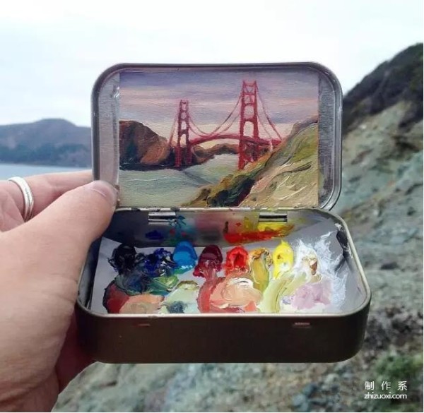 How do you put the scenery along the way into a small tin box? It’s simply artistic to the extreme.