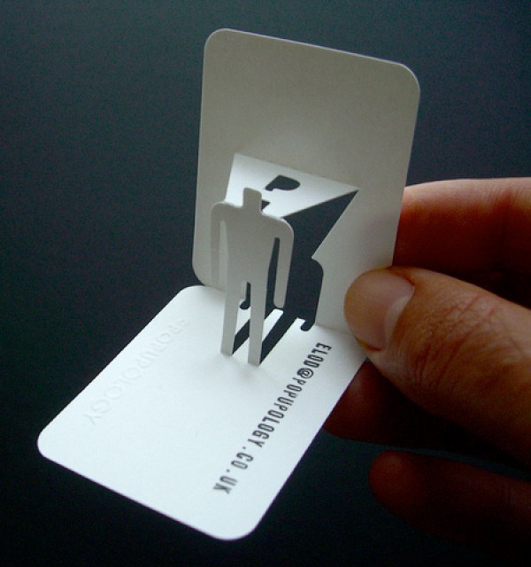 Creative 3D business cards