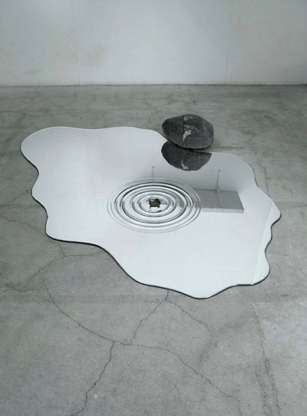 Creative water drop mirror